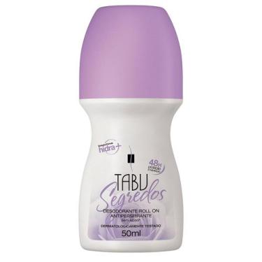 Imagem de Desodorante Roll-On Antitranspirante Tabu Segredos 50ml - Tabu Clássic