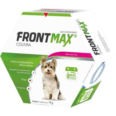 Imagem de Coleira Antiparasitária Vetoquinol Frontmax para Cães até 4 Kg - 14 g
