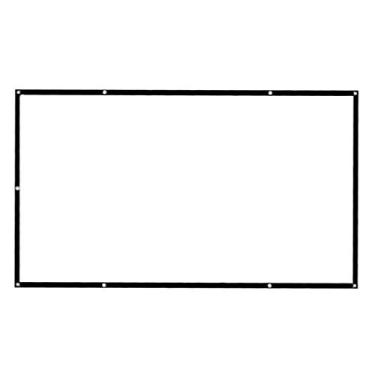 Imagem de Tela do projetor, 60/72/84/100/120/150 polegada /4: dobrável anti- tela de projeção portátil para filmes ao ar livre do cinema , 150 em (332x187cm) 16:9