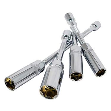 Imagem de Astro Tools Conjunto de soquetes de extensão universal de velas magnéticas 94404-9/16", 14 mm, 5/8", 16 mm e 13/16"