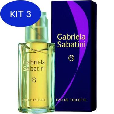 Imagem de Kit 3 Perfume Gabriela Sabatini Feminino Eau De Toilette 60