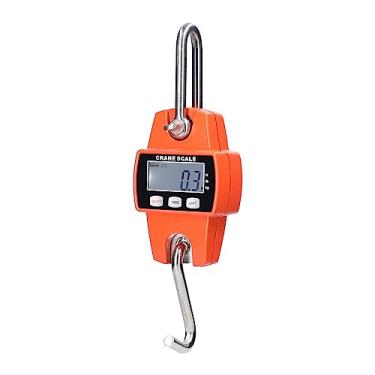 Imagem de Bulaned Mini LCD digital 30-300kg portátil industrial eletrônico pesado gancho guindaste balança suspensa