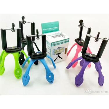 Imagem de Tripe Aranha Tirar Fotos Prático Celular Suporte Flexível