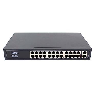 Imagem de Haiz Switch Poe Híbrido 24 Portas Poe + 2 Portas Uplink Gigabit HZ-1327P-1SEA