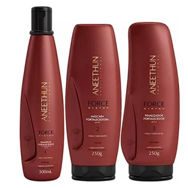 Imagem de KIT SHAMPOO MASCARA E FINALIZADOR FORCE SYSTEM - ANEETHUN