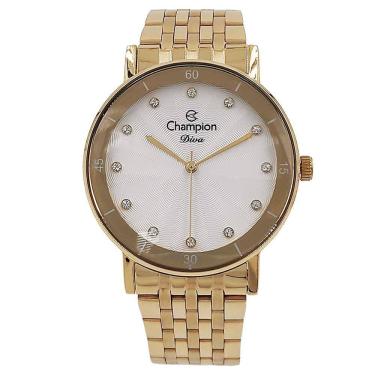 Imagem de Relógio CHAMPION Diva feminino dourado CN29703H