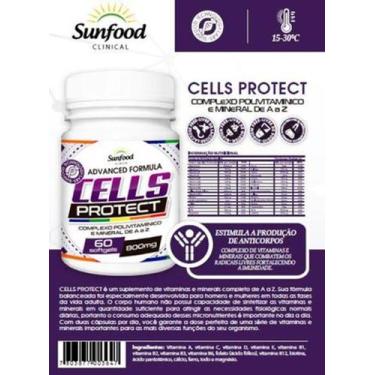 Imagem de 2 Potes Cells Protect 800Mg 60 Capsulas Sunfood