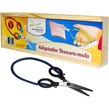 Imagem de Fundamental Brinquedos Adaptador Tesoura-Mola Clássico Liga de aço