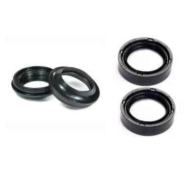 Imagem de Kit Retentor + Guarda Po Bengala Cg Nxr Brox Cbx 150 Nxr 125 Bros Cbx 200 Par