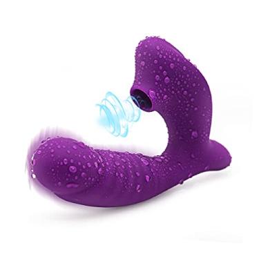 Imagem de Vibrador Sugador com Língua de 9 Modos de Vibração Sucção e Lambida