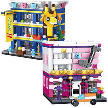 Imagem de CLOURF Creator Mini Streets Building Toy kit Compatível wi