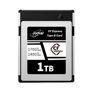Imagem de Jorkar 1TB CFexpress Tipo B Cartão de Memória, até 1700MB/s, RAW 8K 4K Fotos e Vídeos para Câmeras Nikon Z6/Z7/Z8/D6, Canon EOS-1DXMark III/EOS-R5, Panasonic S1/S1R, DJI Ronin 4D