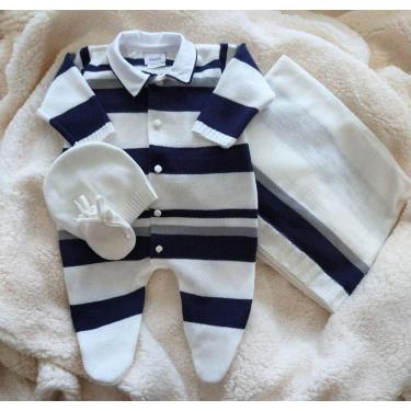 Imagem de Saída Maternidade Tricot Masculina