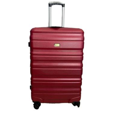 Imagem de Mala de Viagem Rígida Rodas Duplas 360º Vinho 48x28x74cm 3,9kg