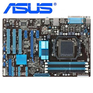 Imagem de ASUS-Soquete de Placa Mãe para Desktop Mainboard  System Board  SATA II  PCI-E X16  Usado  AM3  AM3