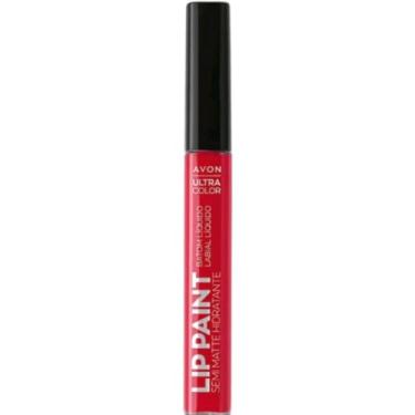 Imagem de Batom Líquido Lip Paint Ultra Color Avon - 7ml - Vermelho Resistência - Semi Matte Hidratante