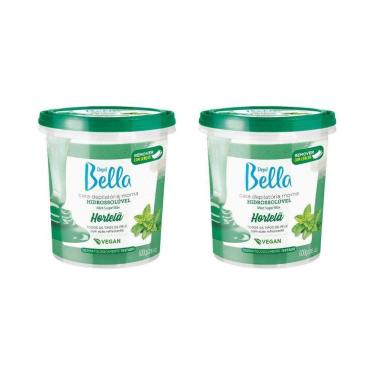 Imagem de Depilatorio Depil Bella Cera Hidro 600G Hortelã-Kit C/2Un
