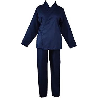 Imagem de Poetic Walk Anime My Dress Up Darling Cosplay Gojo Wakana Costume Kimono Kung Fu suit Taoist Halloween (XXX-Large, Blue)