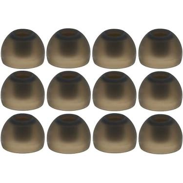 Imagem de 12 peças (TRS-B) Fones de ouvido médios (M) de substituição para fones de ouvido de fones de ouvido compatíveis com a série Sennheiser IE, série CX, série CXC, série CXL, série OCX e série MM para fones de ouvido
