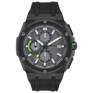 Imagem de Relógio ORIENT masculino solar preto verde MTSPC015 G1PX