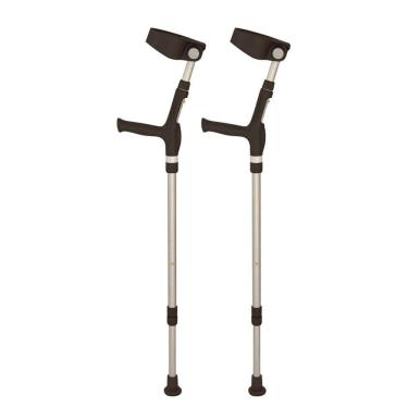 Imagem de Muleta Canadense Articulada Mercur Tamanho Único Preta 1 Par