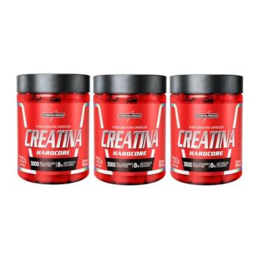 Imagem de Kit 3 Creatina Integralmédica Hardcore 60 Cápsulas