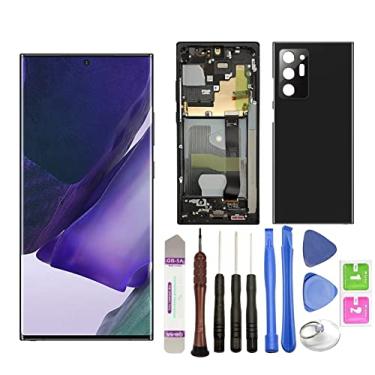Imagem de R RONPHONE Tela LCD compatível com Samsung Galaxy Note20 Ultra 5G Sm-N986 N986B N986U Conjunto de tela sensível ao toque para celular de 6,9 polegadas (com moldura) + ferramentas