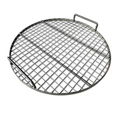 Imagem de LavaLock Grelha redonda de aço inoxidável de 56 cm – Serve para Weber Kettle Performer Weber Smokey Mountain UDS Ugly Drum Smoker Barrel Fire Pit