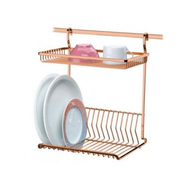 Imagem de Escorredor De Louças De Parede Em Aço Carbono Bella Cucina Future Cromado