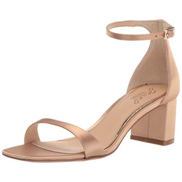 Imagem de Jewel Badgley Mischka Sandália feminina de salto Reason, amêndoa nude, 7, Amêndoa nude, 7