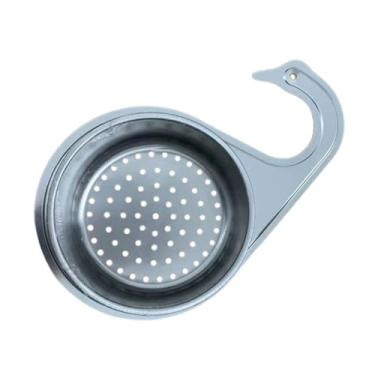 Imagem de Generic Cesto de drenagem para pia de cozinha, escorredor de pia de cozinha suspenso, escorredor de macarrão prático multiuso, cesto de drenagem de utensílios, Style D