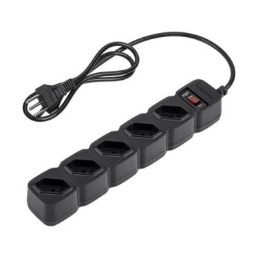 Imagem de Protetor Eletronico C/ 5 Tomadas Epe 205 Preto 4824201 - INTELBRAS, Bi