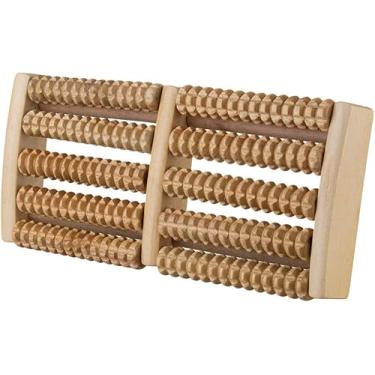 Imagem de MARKELK, Massageador Para Pés Massagem Dor No Pé Fascite Rolo Madeira