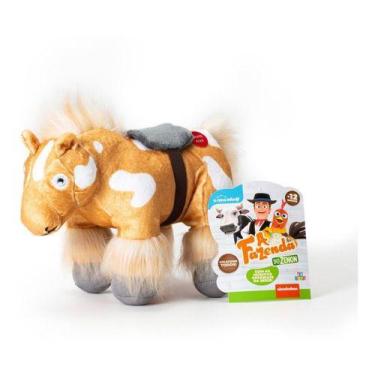 Imagem de A Fazenda Do Zenon Pelúcia Musical Cavalo Bretão 20 Cm