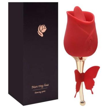 Imagem de Estimulador Clitóris 10 Vibrações Língua Vipmix, Roxo