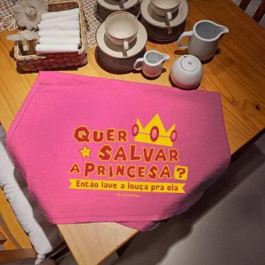 Imagem de Pano de prato Salve a princesa - Life Geek