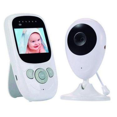 Imagem de Babá Eletrônica Com Vídeo Monitor Colorido Lcd Visão Noturna - Luatek