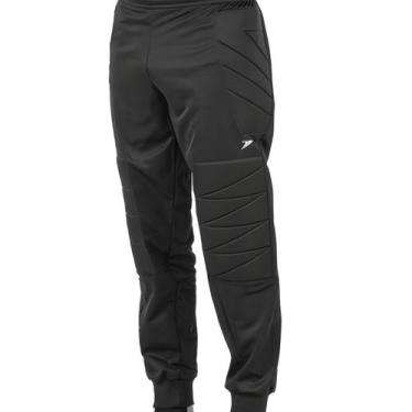 Imagem de Calça de Goleiro Infantil Poker Acolchoada Mundial Junior 5, Preto, G