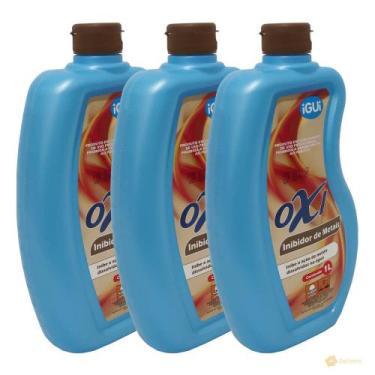 Imagem de Kit 3 litros Inibidor de Metais iGUi Tira Mancha da Piscina