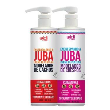 Imagem de Kit Widi Care Juba Encrespando 500ml + Encaracolando 500ml