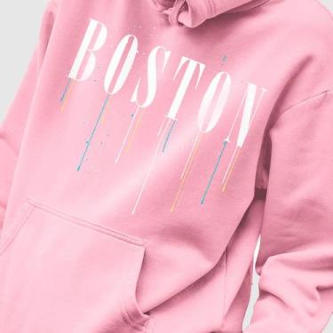 Imagem de Blusa Moletom Genuine Grit Masculina Estampada Algodão 30.1 Boston, Ro