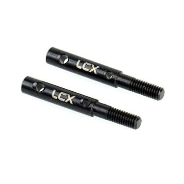 Imagem de LCX Racing 1/10th RC Crawler Car Heavy Duty Hardened Steel Portal Stub Axle Drive Shaft for RC Car Axial SCX10 III AXI03007 Capra UTB10，Upgrades Parts Accessories