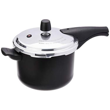 Imagem de Panela De Pressão De Alumínio Com Revestimento Interno De Antiaderente Ø20cm Tramontina Preta, PANELA DE PRESSÃO VANCOUVER