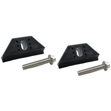 Imagem de Kit de suporte de bateria de 2 peças, braçadeira de base com kit de parafusos de aço inoxidável 304 compatível com modelos GM selecionados, 14005061