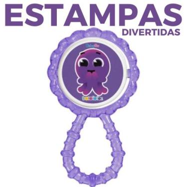Imagem de Mordedor Infantil Bebê Chocalho Rigido BabyGo - Bolofofos - Baby Go