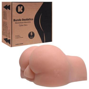 Imagem de Bunda Realística Com Saco Masturbador Cyber - sexy import, Chocolate