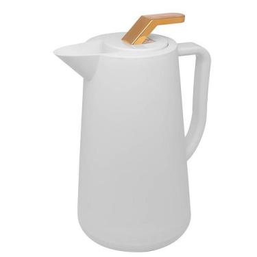 Imagem de Garrafa Térmica Atenas Branca 1L de Plástico 29580 - Wolff - LYOR, WOL