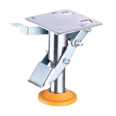 Imagem de Generic Mola embutida com trava de piso com rodízios médios com almofada TPU multifuncional para caminhões manuais, 14.1 Cm X 15.9 Cm