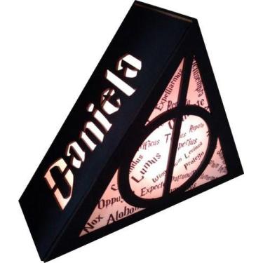 Imagem de Luminaria Harry Potter Reliquias Da Morte C/ Nome Da Pessoa - Ecolaser