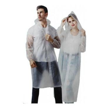 Imagem de Capa Transparente De Chuva Resistente Eventos Passeios - CAPADECHUVAAD